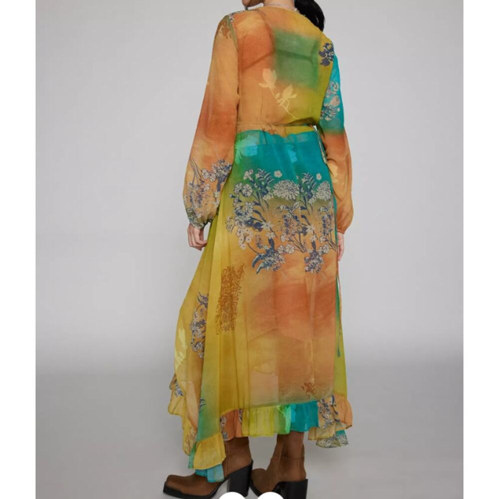 Kimchi Blue Amy Duster Jacket Wrap Dress Fairy Boho Festival Size Small NWOT - Picture 2 of 7